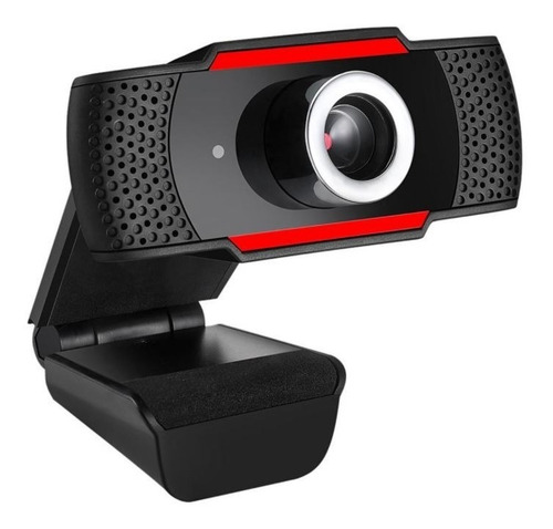 Camara Web Webcam Full Hd Zoom Video Microfono Ditron Color Negro