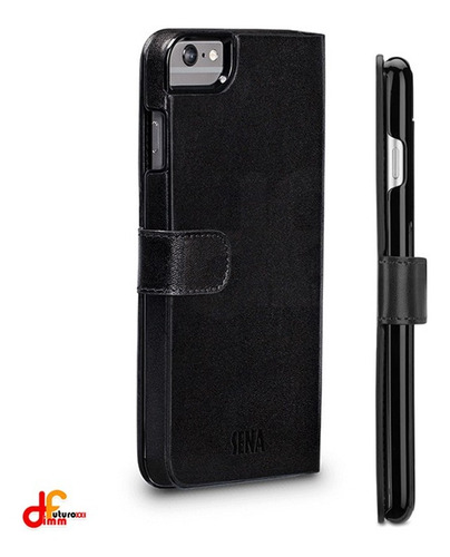 Estuche Cuero Legítimo iPhone 6 Y 6s Antorini Black Dimm
