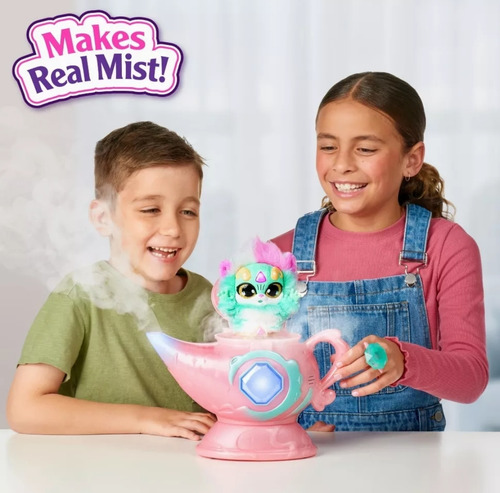 Magic Mixies Lámpara Rosa De Genio Peluche Interactivo Sonid