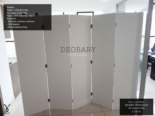 Oferta! Nuevos Biombo Separador De Ambientes