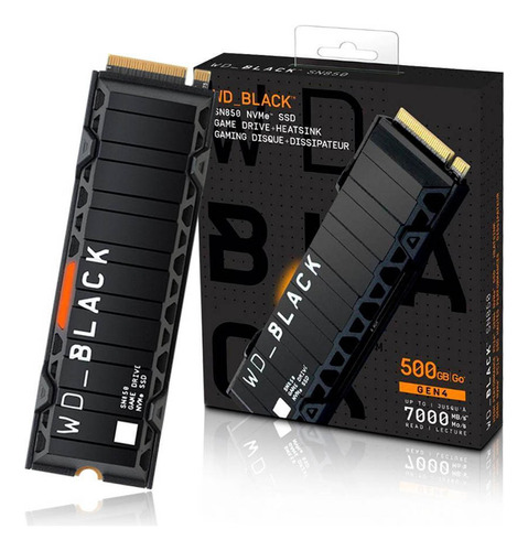 Disco Ssd 500gb Wd Black Sn850 Western Digit M.2 Nvme Pcie 4