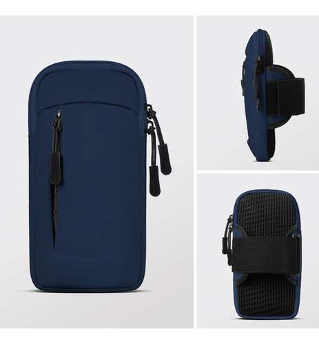 Bolsa De Brazo De Teléfono Inteligente De Azul Oscuro