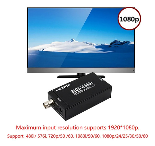 Adaptador/conversor De Señal Hdmi A Sdi 1080p / Envio Gratis