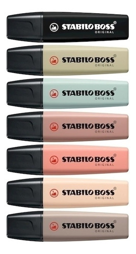 Resaltadores Stabilo Boss Nature Colors X8 Unidades