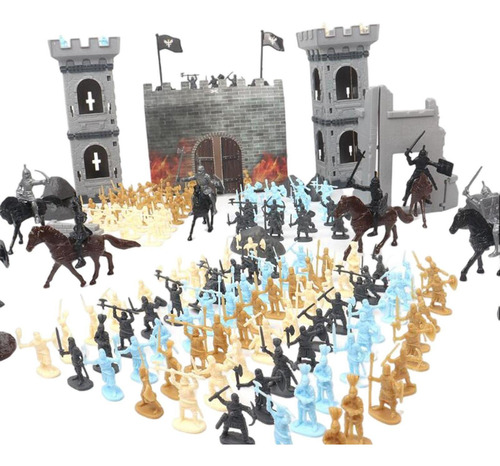 Juego De Juguetes Militares, Figuras De Acción De Castillo