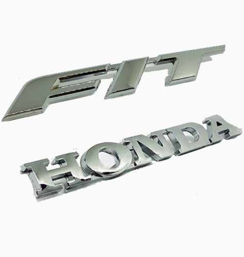 Honda + Fit Los 2 Emblemas Traseros Insignias 2005-2015