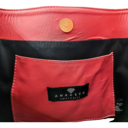 Costal Tipo Morral, Suave Piel De Borrego, Grande. Amarrte®