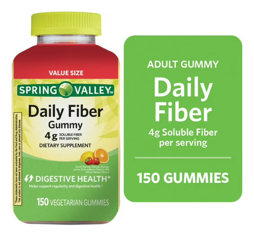 Fibra Diaria Gomitas Americana Digestion Premium Eg F70 Sabor Fresa