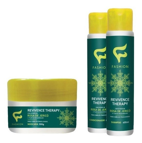 6 Shampoo 6 Condicionado 6 Máscara Revivence Therapy Fashion