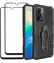 Comprar Qwyj Funda Para Oppo Oppo A57 Y A77 Case Uso Rudo, Con 2