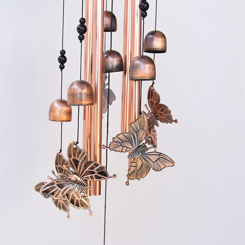 N Campanillas De Viento De Mariposa De Metal Decoraciones