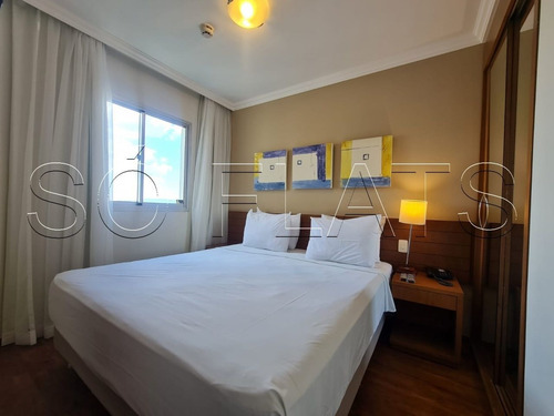 Imagem 11 de 15 de Quality Bela Cintra - Flat, Na Região Da Paulista No Pool Para Investimento - Sf34227