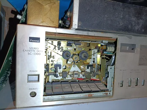 Deck Cassette Technics Sansui Lote Completo No Envío (Usado)