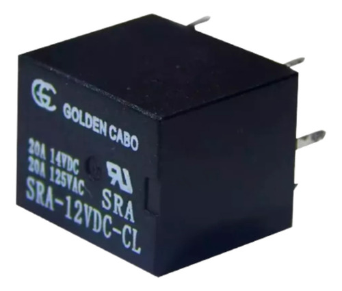 20 Mini Relê Auxiliar 5 Pinos Universal Eletronica 20a