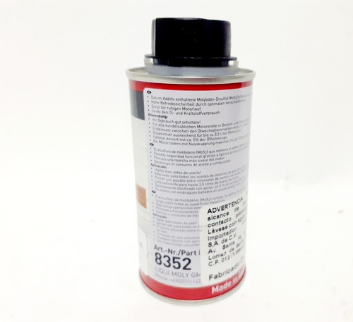 Liqui Moly Oil Additiv Antifricción Mos2 150 Ml Part 8352