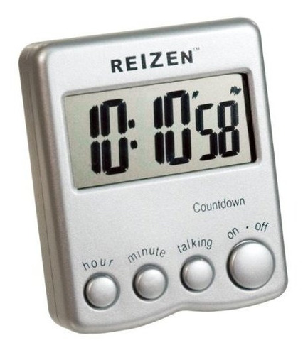 Temporizador - Talking Low Vision Count Down Timer - Silver