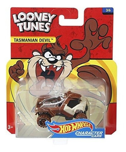 Ruedas Calientes Looney Tunes Tasmanian Vehículo Del Zxqum