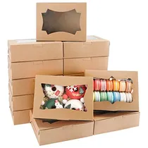 Comprar Tomnk 24 Cajas De Galletas De 8 Pulgadas, Cajas De Panadería