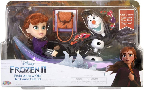 Muñeca Anna Petite Disney Frozen 2  Y Olaf En Trineo