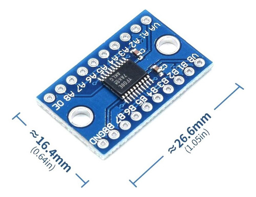 Kit 10 Convertidores Ttl Txs0108e 8 Canales