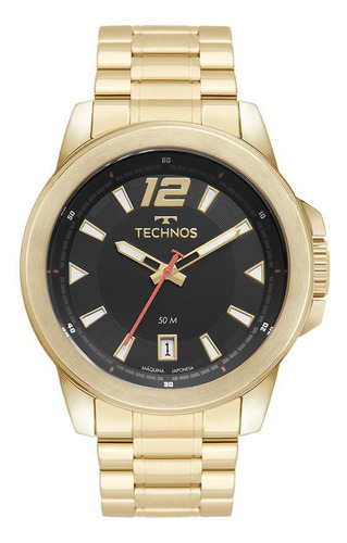 Relógio Masculino Technos Dourado Race 2415do1p