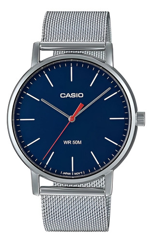 Reloj Casio De Hombre Silver Elegant Mtp-e171m-2evdf
