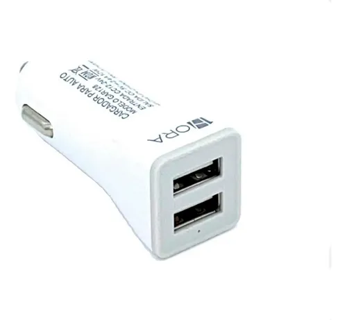 comprar Cargador Para Auto 1hora 2.4a 2 Usb Para Celulares Tablet