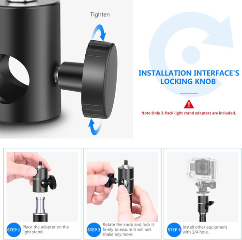 Adaptador Rápido Convertidor Con De 1/4 De Pulgada, Paquete