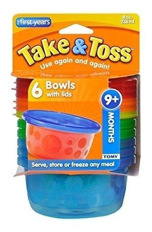 Juego De 6  Recipientes De 8oz / 236 Ml  - Take & Toss