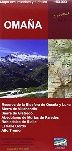 Omaña. Mapa Excursionista Y Turístico (guias Viaje)