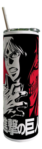 Termo Cafetero Skinny Tumbler De Eren Attack On Titan