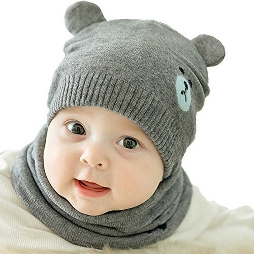 Urberry Knit Beanie Cap For Baby, Autumn Warm Kids Girl Boy 