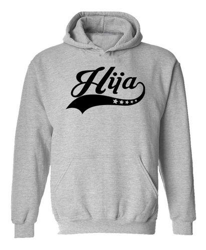 Buzo Canguro Frase Frases Hija Familia Dia Del Niño Hoodie