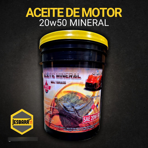Paila Aceite 20w50 Mineral Teamlub 