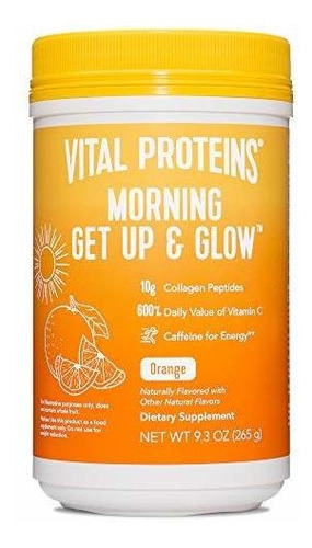 Vital Proteins Morning Get Up And Glow Suplemento En Polvo D