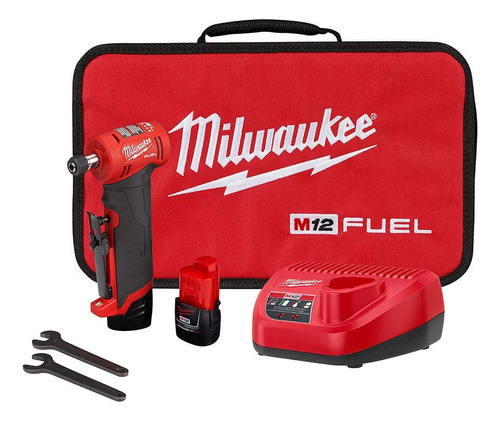 Milwaukee -22 M12 Fuel Lithium-ion Right Angle Die Grinder .