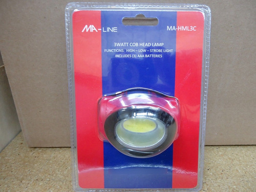Ma-line Ma-hml3c 3 Watt Cob Led Head Lamp Yyn