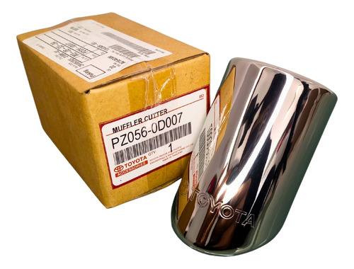 Cola De Escape Cromada Toyota Yaris 2020 - 2024 Original
