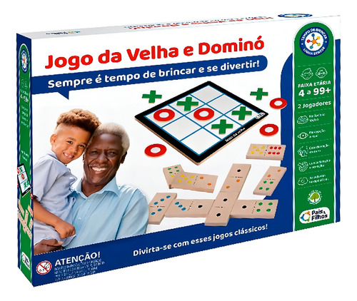 Jogo Da Velha E Dominó Pais E Filhos