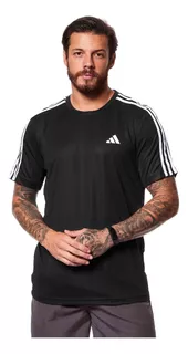 Camiseta Masculina Essentials 3 Listras adidas Novo