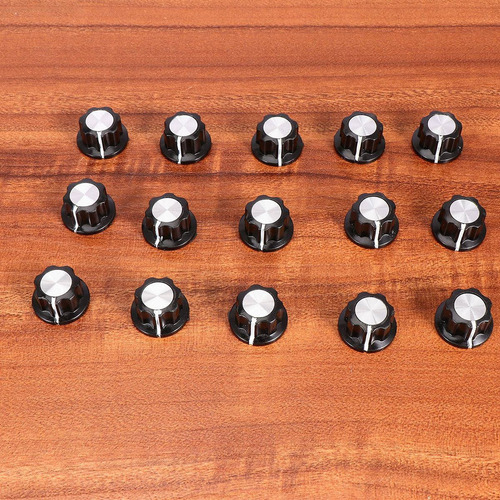 Kit De Potenciómetro De 15 Piezas De Perillas De Interruptor