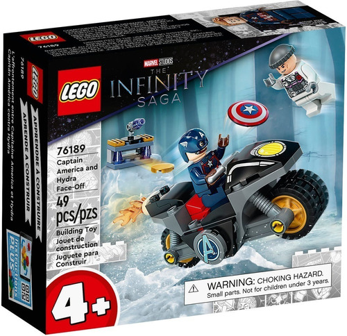 Juguete Lego Capitan America Contra Hydra 49pcs / Qualify