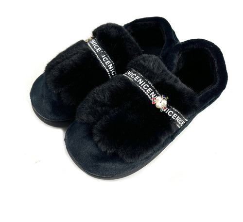 Zapatos Invierno Pantuflas Descanso Con Chiporro Mujer 81