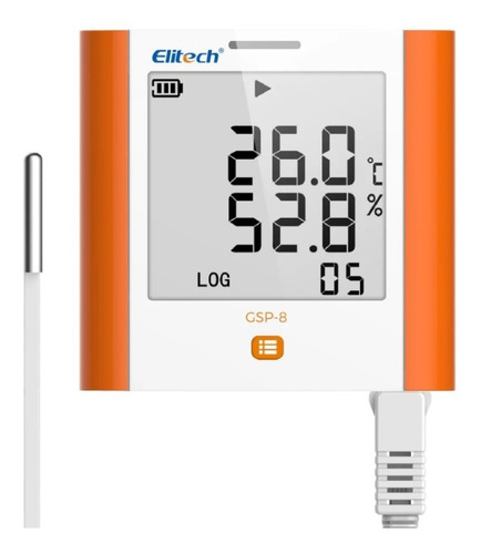 Registrador De Temperatura Y Humedad Datalogger Gsp-8