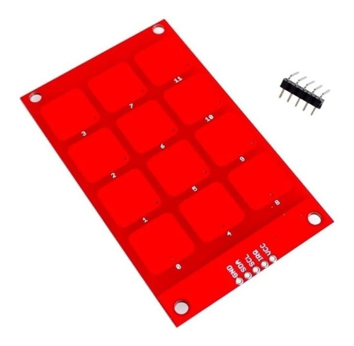 Teclado Capacitivo Tactil Mpr121 Arduino Sensor Garantizado