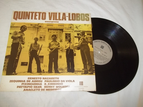 Lp Vinil - Quinteto Villa - Lobos - Interpreta Ernesto 