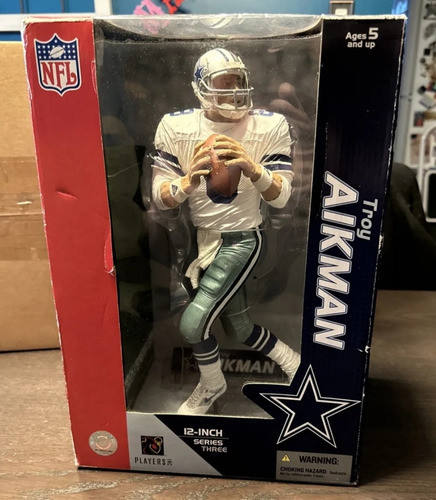 Figura Mcfarlane 12 Pulgadas Troy Aikman Dallas Cowboys 