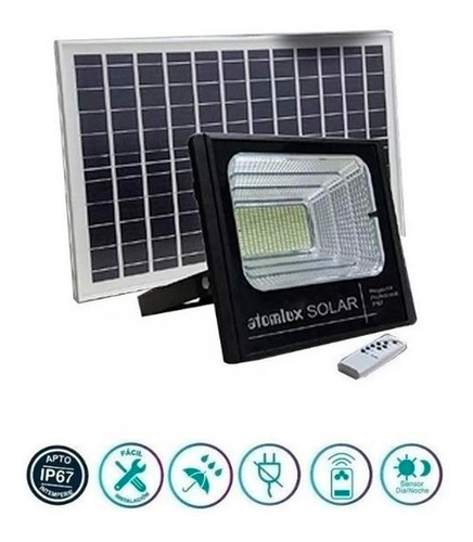 Imagen 1 de 5 de Proyector Solar Led 100w Atomlux Ip65 Ecoluz Calidad 6 Cuota