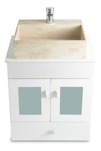 Imagen 3 de 10 de Vanitory (solo) 50cm Laqueado Colgante Puerta Cajon
