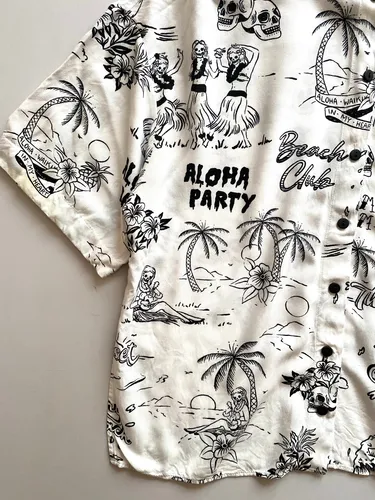Camisa hawaiana pull and bear hotsell